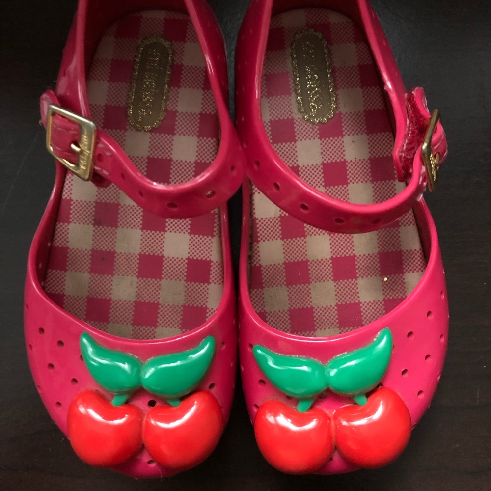 Mini Melissa cherry shoes